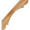 Ekena Millwork 4"W x 32"D x 36"H Olympic Rough Sawn Knee Brace, Western Red Cedar BRC04X32X36OLY00RWR - alternate 2